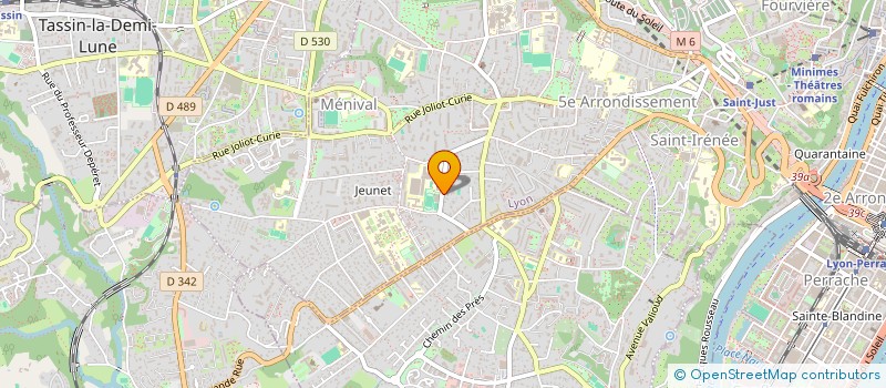 localisation de l'entreprise SCI VIALBA  LYON