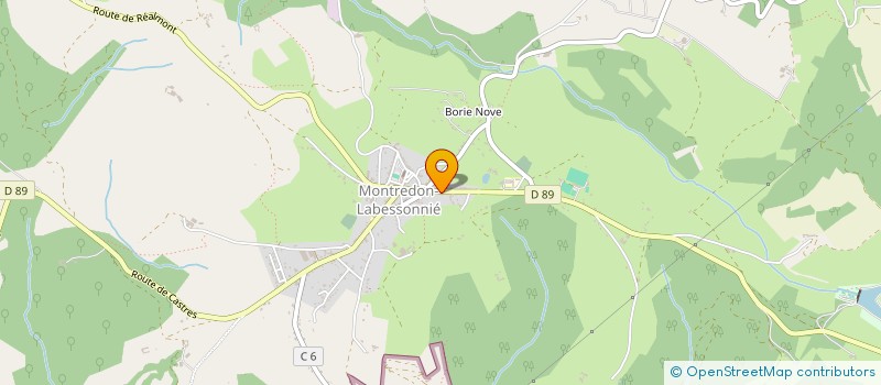 localisation de l'entreprise SCI VIALBERT  MONTREDON-LABESSONNIE