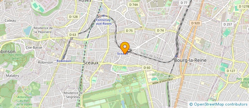 localisation de l'entreprise SCI VIALE à SCEAUX