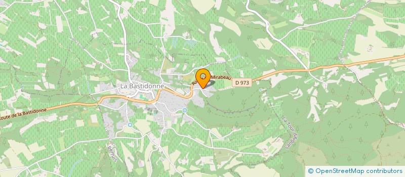 localisation de l'entreprise SCI VIALE  LA BASTIDONNE