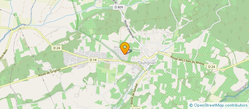 localisation de l'entreprise SCI VIALED  TAULIGNAN