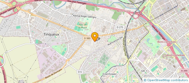 localisation de l'entreprise SCI VIALENE  TINQUEUX