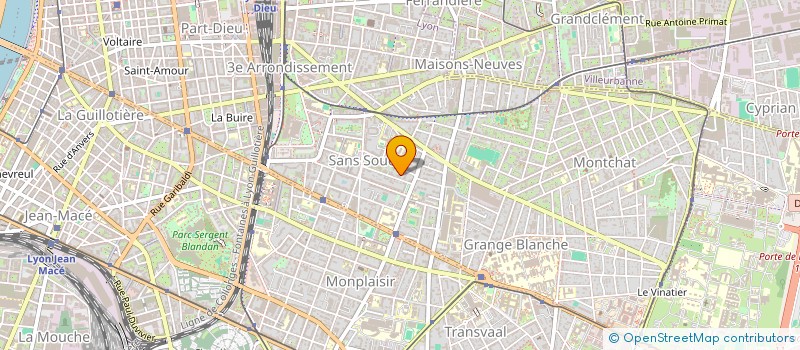 localisation de l'entreprise SCI VIALLARD - LOESCH  LYON