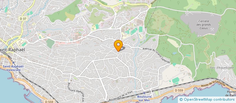 localisation de l'entreprise SCI VIALLE PATRIMOINE  SAINT-RAPHAEL