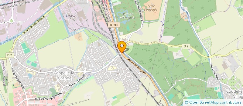 localisation de l'entreprise SCI VIALLON BELLE RADE  CAPPELLE-LA-GRANDE