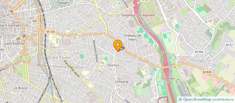 localisation de l'entreprise SCI VIALTO  TOULOUSE