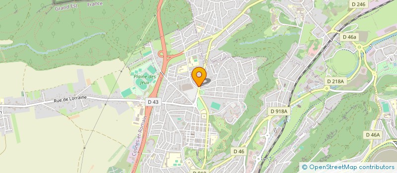 localisation de l'entreprise SCI VIALYS à LONGWY