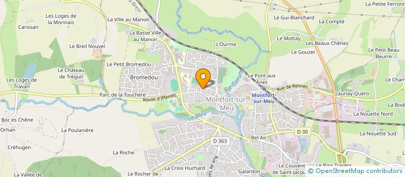 localisation de l'entreprise SCI VIALYS  MONTFORT-SUR-MEU