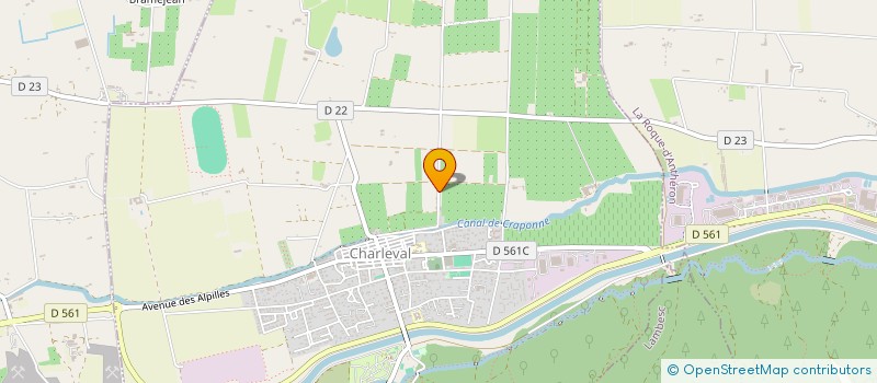 localisation de l'entreprise SCI VIAMOR  CHARLEVAL