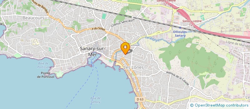 localisation de l'entreprise SCI VIANA à SIX-FOURS-LES-PLAGES