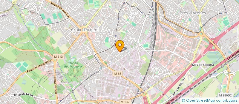 localisation de l'entreprise SCI VIANA à MONTPELLIER