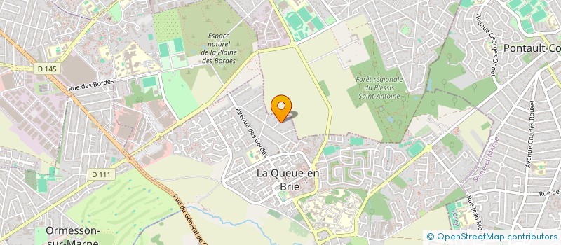 localisation de l'entreprise SCI VIANA  LA QUEUE-EN-BRIE