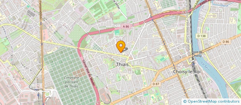 localisation de l'entreprise SCI VIANNI à THIAIS