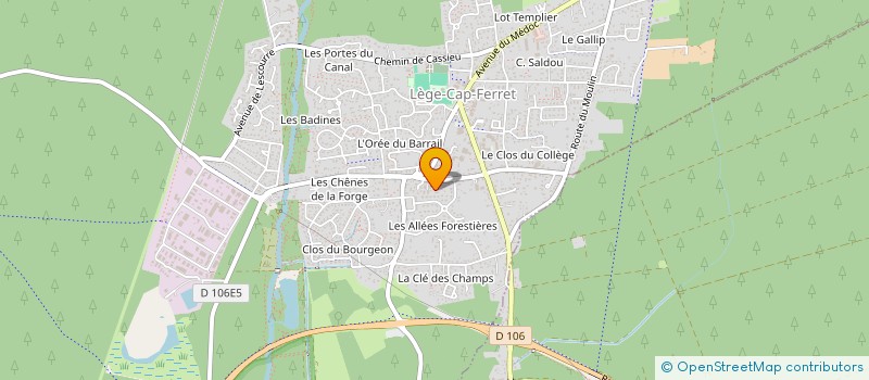 localisation de l'entreprise SCI VIAPIL  LEGE-CAP-FERRET