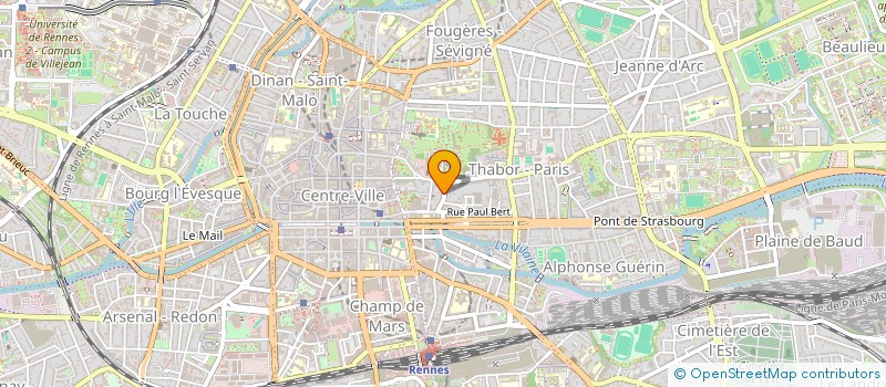 localisation de l'entreprise SCI VIARMES-THABOR  RENNES