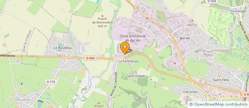 localisation de l'entreprise SCI VIARROUGE IMMOBILIER  DRUELLE BALSAC