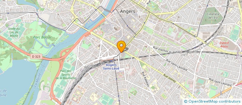localisation de l'entreprise SCI VIART à ANGERS