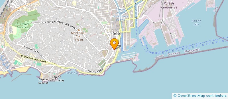 localisation de l'entreprise SCI VIAS 2000  SETE