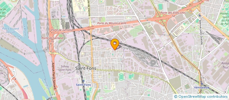 localisation de l'entreprise SCI VIASNA IMMOBILIER  SAINT-FONS