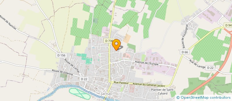 localisation de l'entreprise SCI VIAUD ET FILS à JARNAC