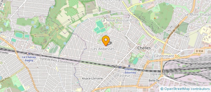 localisation de l'entreprise SCI VIBE  CHELLES