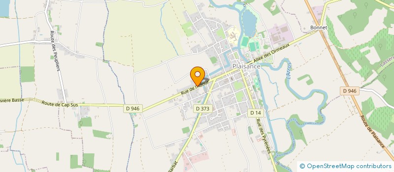 localisation de l'entreprise SCI VIBEPI  PLAISANCE