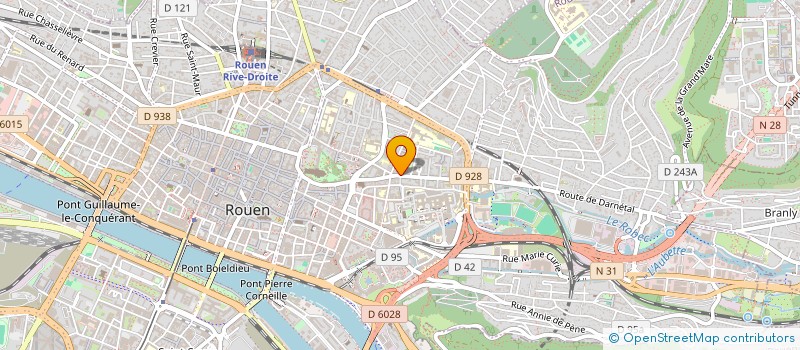 localisation de l'entreprise SCI VIBI  ROUEN