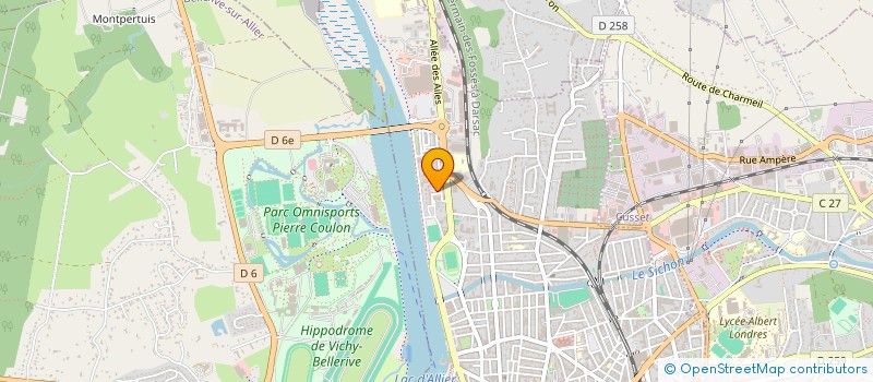 localisation de l'entreprise SCI VIC à VICHY