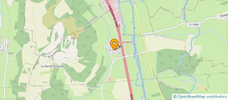 localisation de l'entreprise SCI VIC  EGUILLY