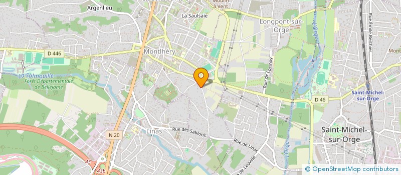 localisation de l'entreprise SCI VIC AVENIR  MONTLHERY