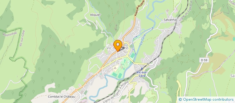 localisation de l'entreprise SCI VIC EN CARLADES à VIC-SUR-CERE