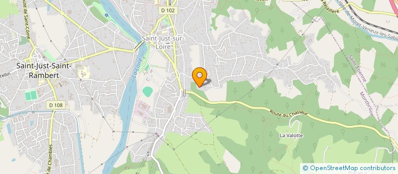localisation de l'entreprise SCI VICA 1  SAINT-JUST-SAINT-RAMBERT