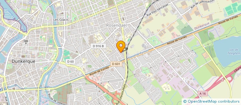 localisation de l'entreprise SCI VICA à DUNKERQUE