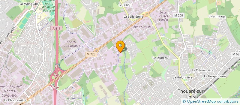 localisation de l'entreprise SCI VICALEX  SAINT-HERBLAIN