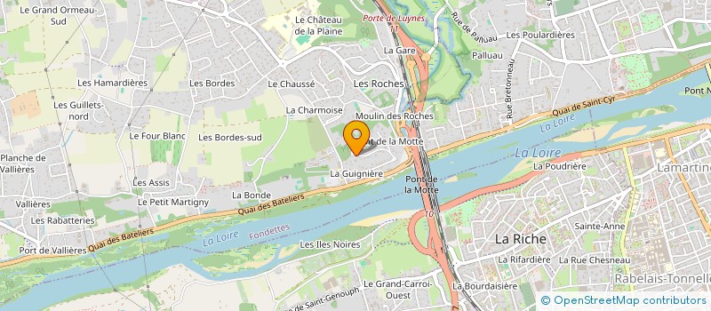 localisation de l'entreprise SCI VICALOR à FONDETTES