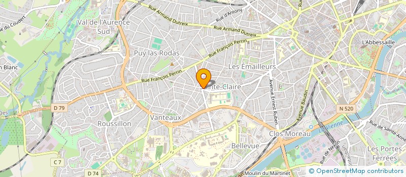 localisation de l'entreprise SCI VICALOSO à LIMOGES