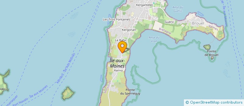 localisation de l'entreprise SCI VICALOU  ILE-AUX-MOINES