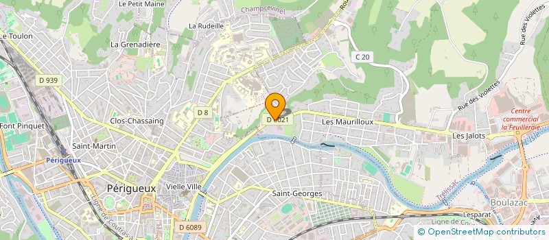 localisation de l'entreprise SCI VICANN  TRELISSAC