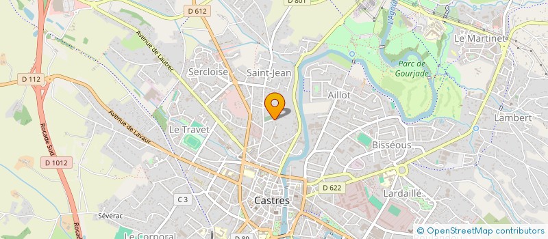 localisation de l'entreprise SCI VICAREC  LABOULBENE