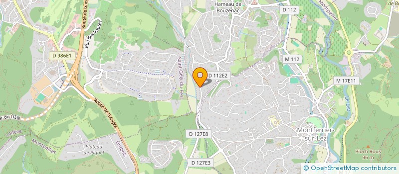 localisation de l'entreprise SCI VICART  SAINT-CLEMENT-DE-RIVIERE