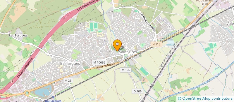 localisation de l'entreprise SCI VICART à BAILLARGUES