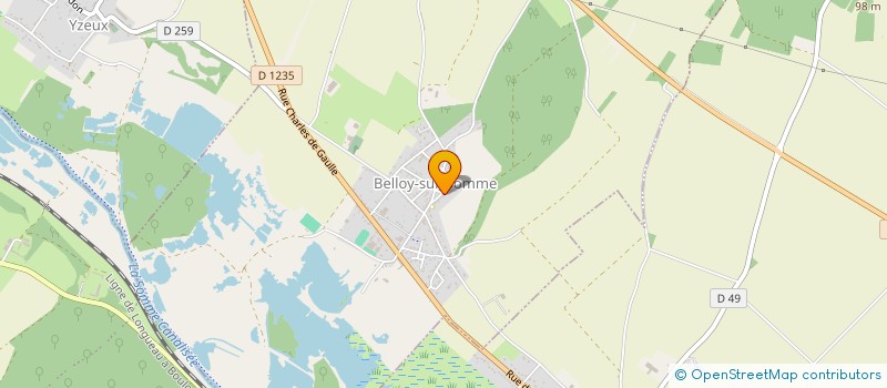 localisation de l'entreprise SCI VICART  LA CHAUSSEE-TIRANCOURT