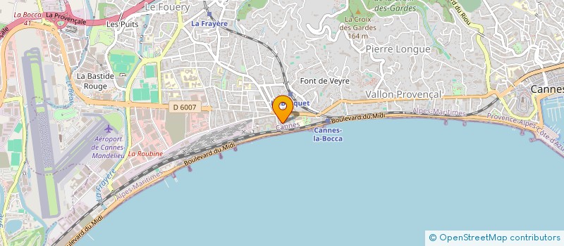 localisation de l'entreprise SCI VICCAS à CANNES