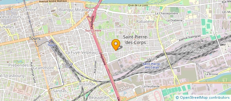 localisation de l'entreprise SCI VICDI  SAINT-PIERRE-DES-CORPS