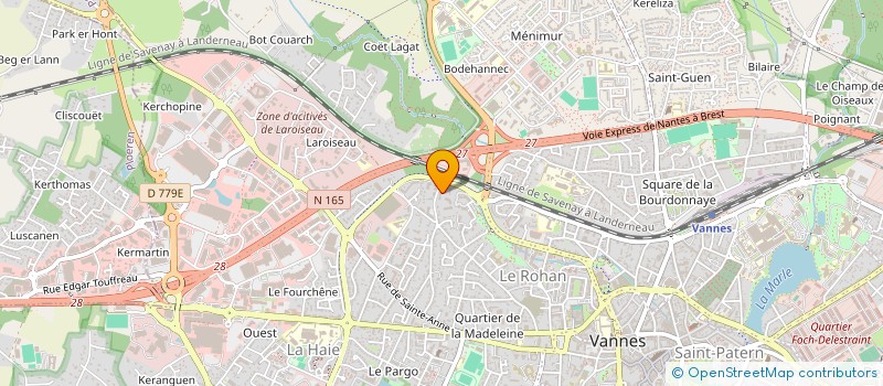 localisation de l'entreprise SCI VICDOLU à VANNES
