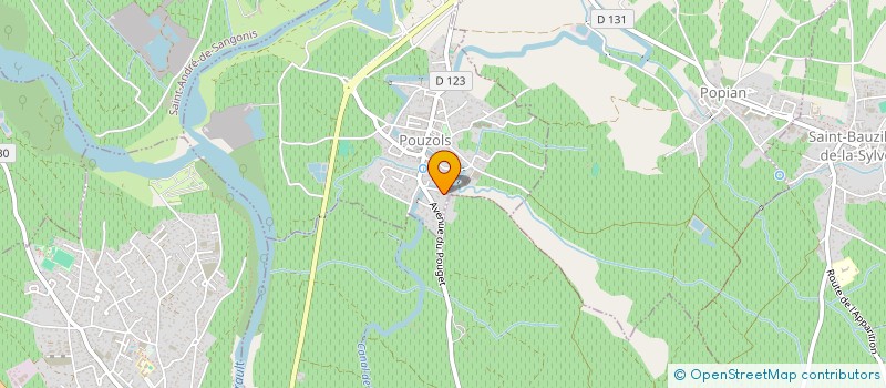 localisation de l'entreprise SCI VICENTE  POUZOLS