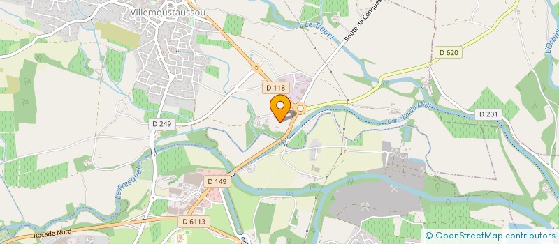 localisation de l'entreprise SCI VICHA à VILLEMOUSTAUSSOU