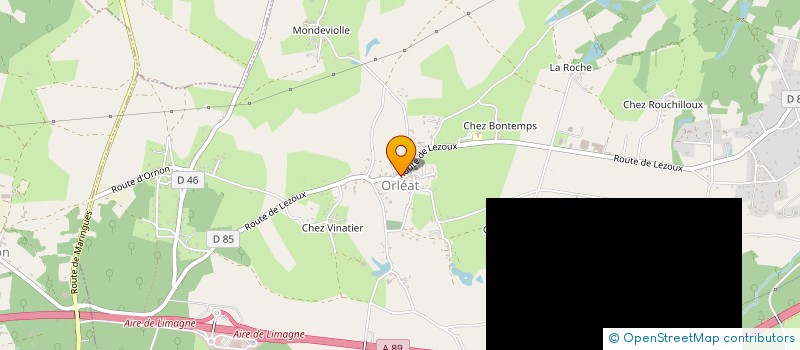 localisation de l'entreprise SCI VICHY HOTEL DE VILLE (VHV)  ORLEAT