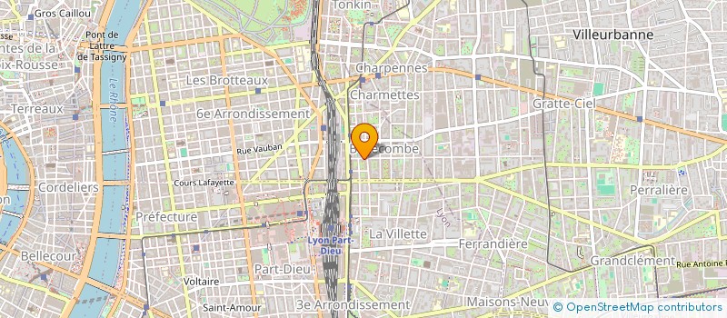 localisation de l'entreprise SCI VICHY JEAN JAURES  LYON