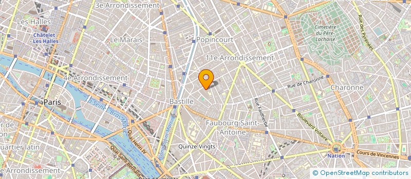 localisation de l'entreprise SCI VICHY PATRIMOINE  PARIS